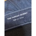 Adriano Goldschmied The Farrah Skinny Dark Blue High Rise Denim Jeans Size 27 Photo 3