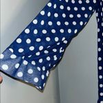 Eden & Olivia Stylish Navy Polka Dot Blouse Photo 1