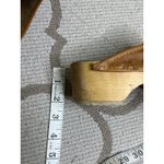 Olof Daughters Wooden Leather Clogs by Ulla made in Finland, size 38/ US 7.5 Brown Photo 6