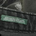 Wild Fable  Women's Black Jean Shorts Denim Distressed Raw Hem Size 14 Photo 6