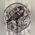 Affliction American Customs Live Fast Womens Grey Long Sleeve Shirt Size Medium Photo 4