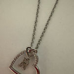 Silver Necklace with R charm Photo 0