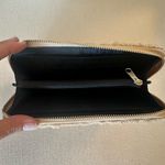 No Boundaries  women's faux sherpa zip around wallet creamy beige NWOT Photo 2