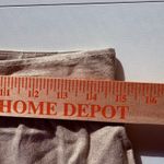 Anthropologie Cartonnier Twill Metallic Pocket Skirt Size 10 Beige Neutral Metallic Chic Photo 4