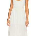 We Wore What NWT  White Corset Midi Dress Size M Photo 0