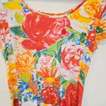 Jams World  Rose Floral Boho Mido Dress Size X Small Ties In The Back Photo 7