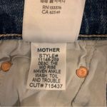 Mother Superior The Mid Rise Maven Ankle in Toil and Trouble Wash Jeans Size 27 Blue Photo 14