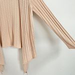 Soft Surroundings Silk Inglis Cardigan Sweater Sand Cream Beige Size Large Photo 5