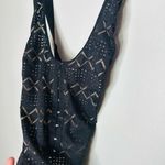 Free People NWT Thank You Never Black Lace One Piece Bodysuit Size Extra Small Photo 4