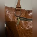 Patricia Nash  Zancona Tooled Brown Leather Tote Reiti Wallet New With Tags $308 Photo 5