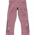 Fabletics Demi Lovato Define High Waisted Capri Zipper Mesh Leggings Photo 2