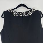 New Directions Womens Black Beaded Cocktail Eveningwear Classic Dress‎ Size 14 Photo 5