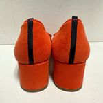 *RARE* Boden Ghillie Heeled Loafers Orange Size 8 Photo 3
