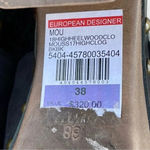 MOU HIGH HEEL WOOD CLOG SIZE 38/8 Photo 10