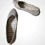 Kelly & Katie KELLY &‎ KATIE Gray Zoe Canvas Ballet Flat | Size 8.5 Photo 0