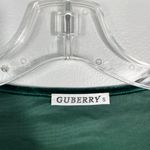 Guberry Emerald Dark Green Long Sleeve Ruched Faux Wrap Dress Small Formal Photo 2