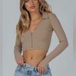 Princess Polly  Ribbed Crop Top Photo 1