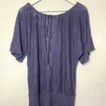 Anthropologie Angel of the North Knit Top Size S Open Tie Back Boho Bell Sleeve Photo 5