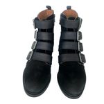 Band of the free Hawthorne suede buckle ankle boots black 8.5 Photo 4