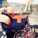 Modcloth [] Ravishing Matters Floral Print Daisy Appliques Maxi Dress Pockets 1X Photo 11