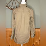 J.Crew Women's Khaki Button-Down Shirt Photo 3