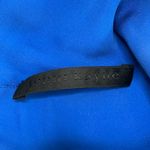 Jenni Kayne Silk Drape Neck Cropped Blouse in Royal Blue Size S Photo 4