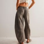 Free People mid rise barrel jeans Photo 1