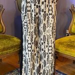 BCBGMAXAZRIA Rasha Black And Gray Cheetah Wide Leg Pants Size S Photo 1