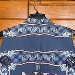 NY Line Jeans Vintage Denim Sleeveless Button Photo 6