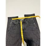 Madewell Women's Mid-Rise The Perfect Vintage Straight Jeans Black Denim Size 23 Photo 8