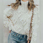 Chicwish ‎ Turtleneck Sweater Chunky cowl neck Knit White Style Size M (No Tag) Photo 1