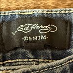 Ed Hardy  Vintage Y2K Flare Jeans  Embroidery Size 28 Photo 6
