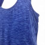 prAna Calico Dress S Cobalt Blue Open Back Built-In Bra Athletic Yoga Photo 6