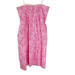 Lilly Pulitzer Vintage 90’s White Label Cotton Strapless Fish Print Dress Pink 2 Photo 8