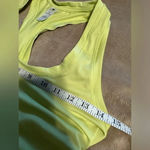Yogalicious  Tank Top Women’s Size Small Green Racer Back Photo 2