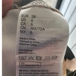 H&M  Olive Green & Beige Abstract Camo A-Line Skirt – Size 6 Photo 5