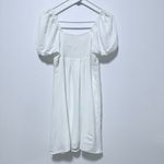 Be cool  White Puff Sleeve Midi Dress Photo 1