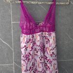 Victoria's Secret NWOT Pink Floral Babydoll Top Open Front XS Photo 0