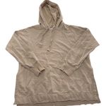Aerie Hoodie Womens Small Tan Cream Sunwashed Desert Knit Sweater Oversized Photo 1