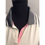 FILA  Sleeveless golf Shirt Womens XL Pink Gray White Photo 2