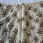 Club Monaco New Women’s  Meri Beaded Jupe Handcrafted Mini Skirt Ivory/Beige Sz 0 Photo 4