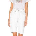 RE/DONE  the 80s long denim white shorts size 27 DR Photo 0
