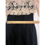 Paper Dolls  Dress US 4 EU 36 UK 8 Black Cream Crocheted Lace Short Sleeve NEW Photo 4