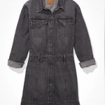 American Eagle  Women’s Denim Long-Sleeve Dress Size XS Photo 0