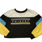 Authentic Friends Color Block Lightweight Long Sleeve Cropped Sweater Size XS Photo 1