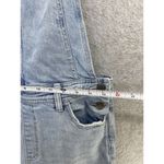 Paige Women's Denim Coverall High Rise Sierra Raw Hem Size 27 Light Wash Photo 11