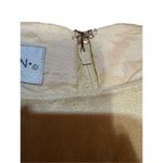 Maggy London Vintage  Light Pastel Yellow embroidered linen maxi sheath dress sz Photo 8