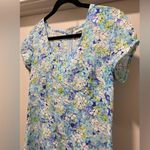 Urban Outfitters VTG 90s Life Blue Spring Floral Short Sleeve Mini Dress - L Photo 1