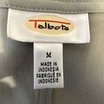 Talbots Womens Vintage 90s Minimalist Jumper Dress M Medium Khaki 100% Tencel Photo 7