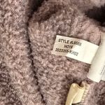 Madewell  Polartec Fleece Half-Zip Jacket Size L in Hthr Cherry Blossom Photo 3